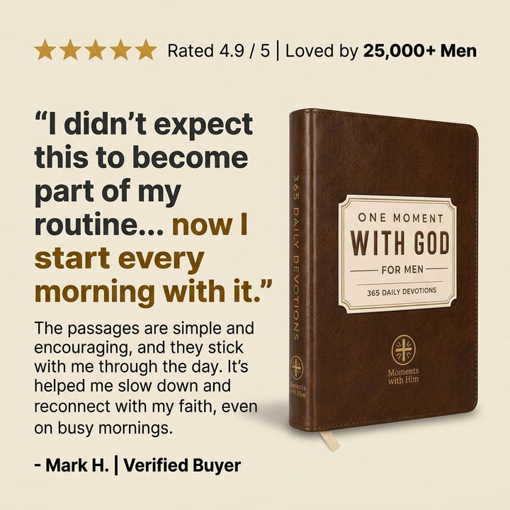 One Moment With God For Men - 365 Daily Devotions