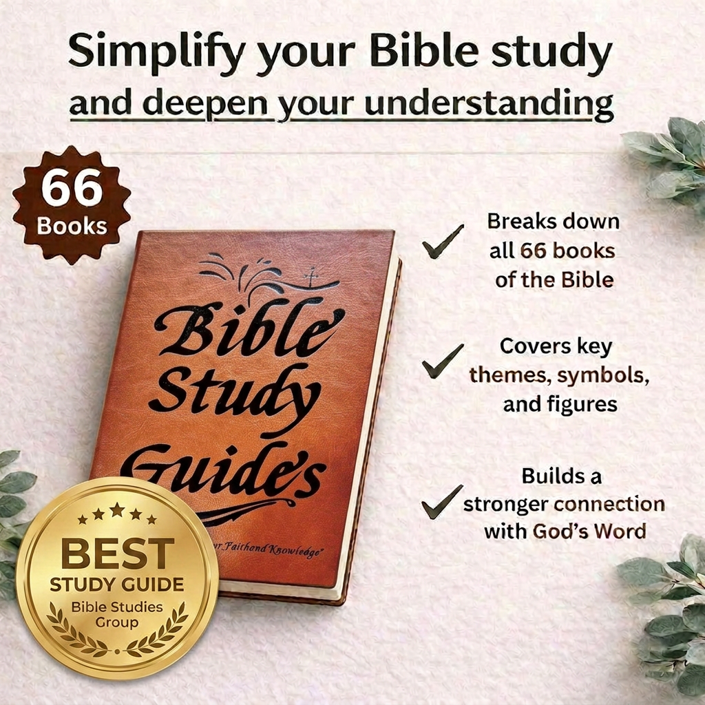 Bible Study Guide Journal – 66 Pages